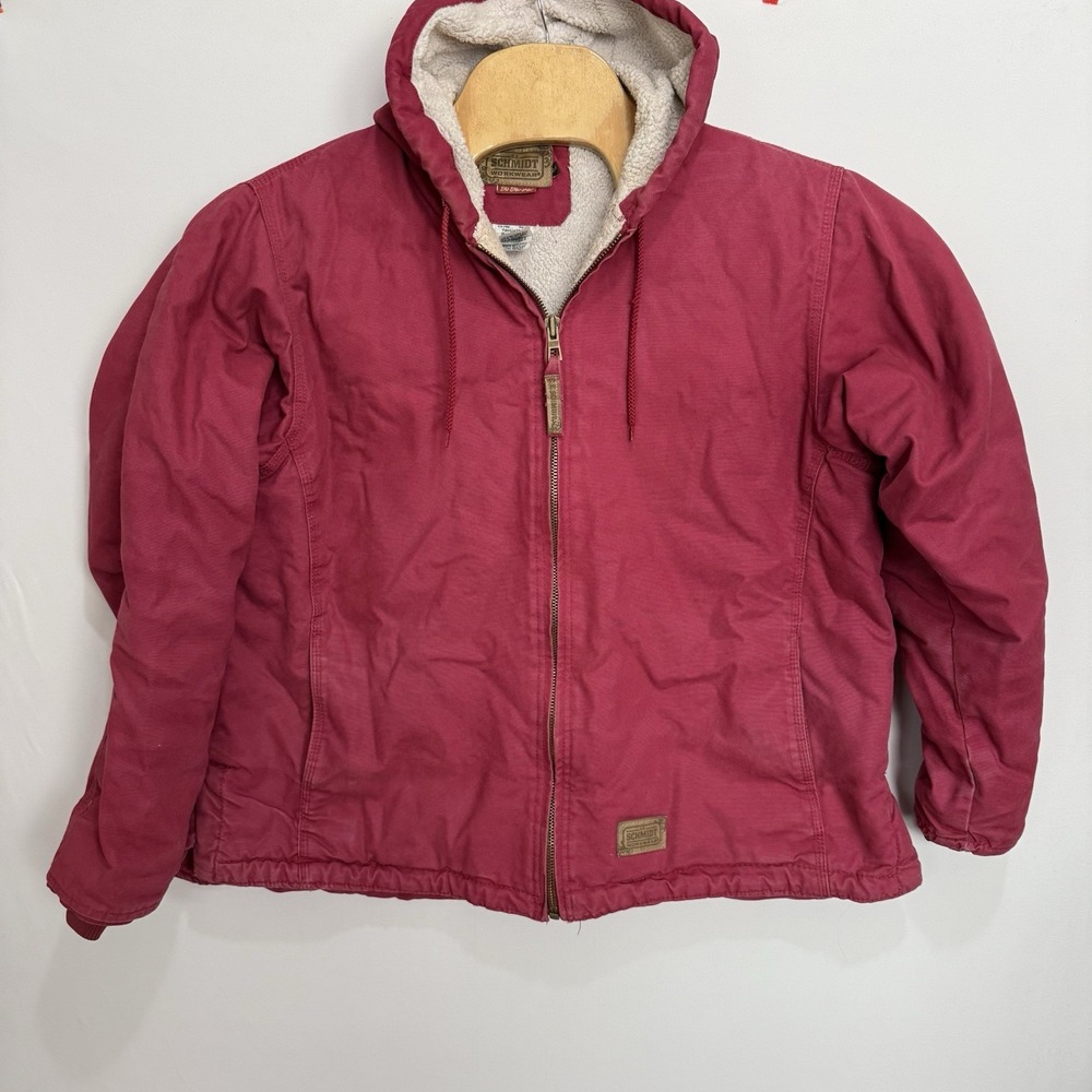 Schmidt Workwear Jacket Women's XXL 2XL Sherpa Lined Pink